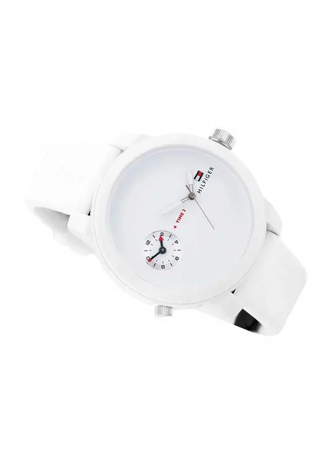 Tommy Hilfiger Round Analog White Case Watch - الصورة 2